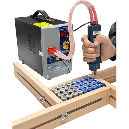Image of Heltec Adjustable Battery Welding Fixture for 18650/21700 Lithium Battery Packs, Spot Welding Holder Clamp Jig for Battery Pack Assembly and Spot Welder Accessories (2124)