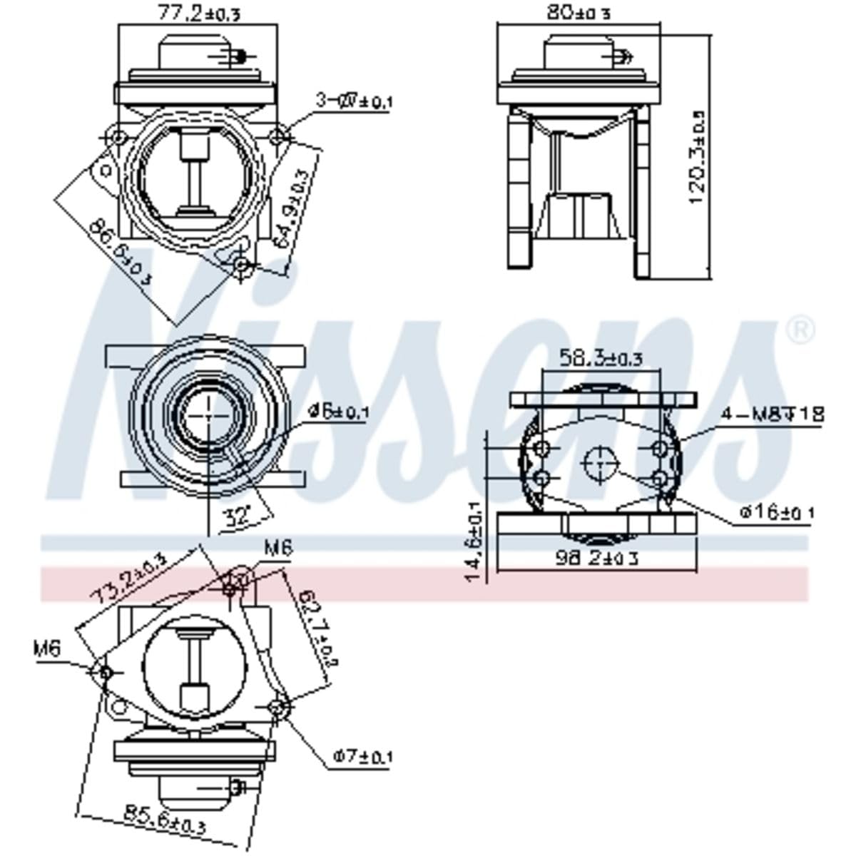 NISSENS AGR-Ventil 98173