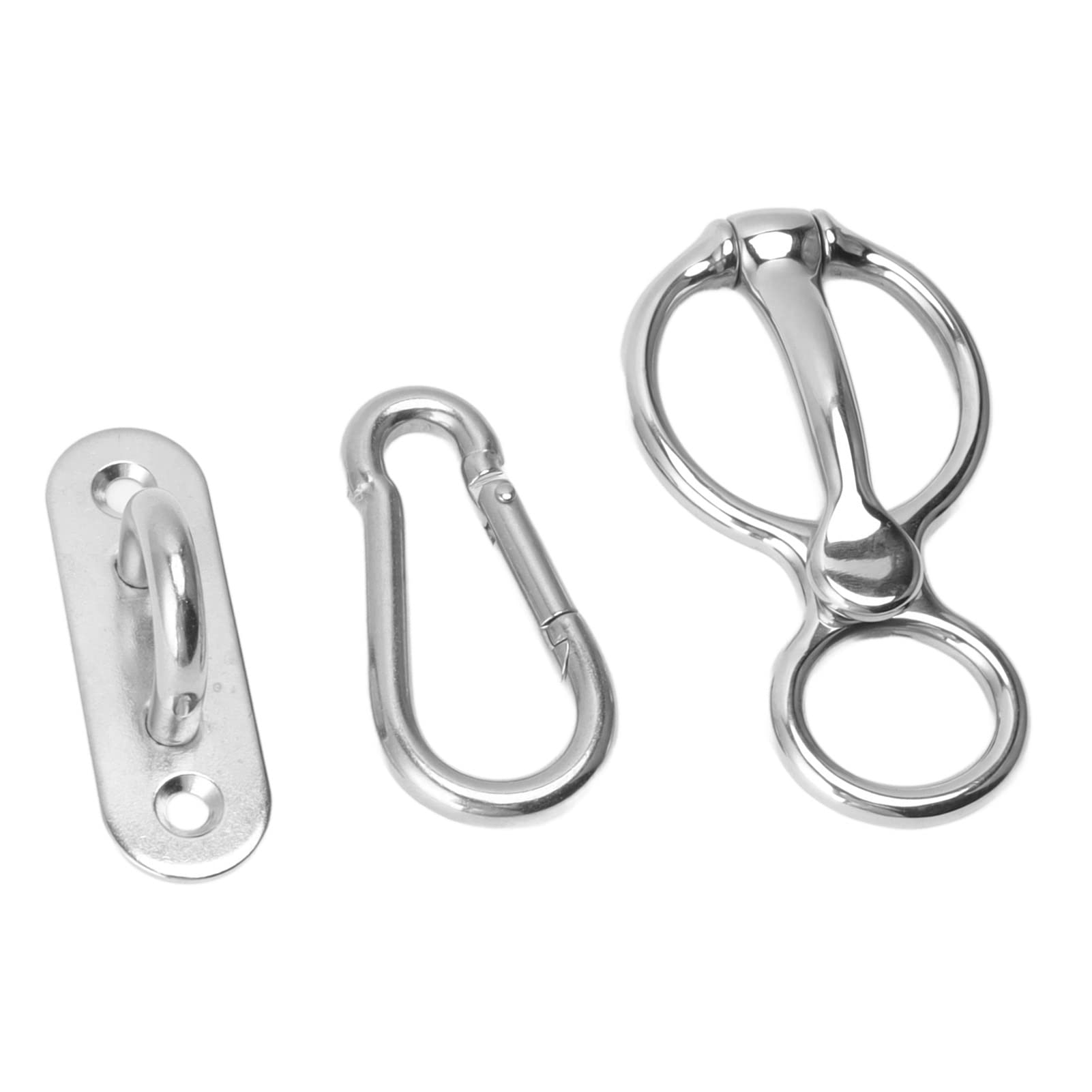 Pwshymi Horse Tie Ring, Tie Horse Supplies Stainless Steel Easy to Use Easy to Install for Animal Farm