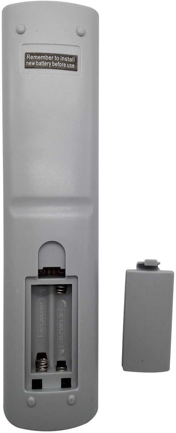 Back of the Smartby CT-90302 remote control with battery compartment open