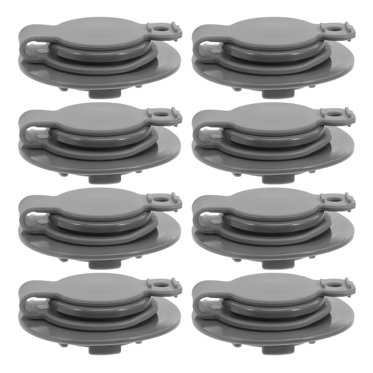 Warmhm Vacuum Bag Air Valve Replacement 8Pcs Tpu Compression Storage Bag Seal Accessories with Gaskets for Travel and Home Organization