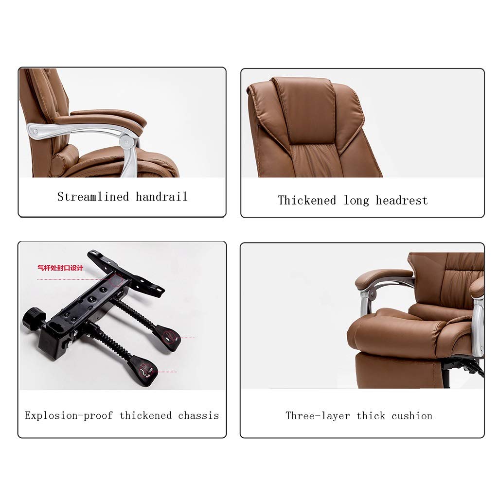 Amazon｜椅子、オフィスチェア、デスクチェア回転穴あきPUレザー