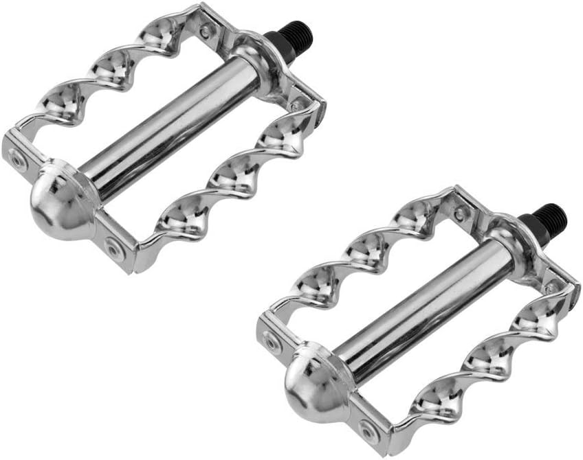 Flat Twisted Bike Pedals, Various Sizes and Colors