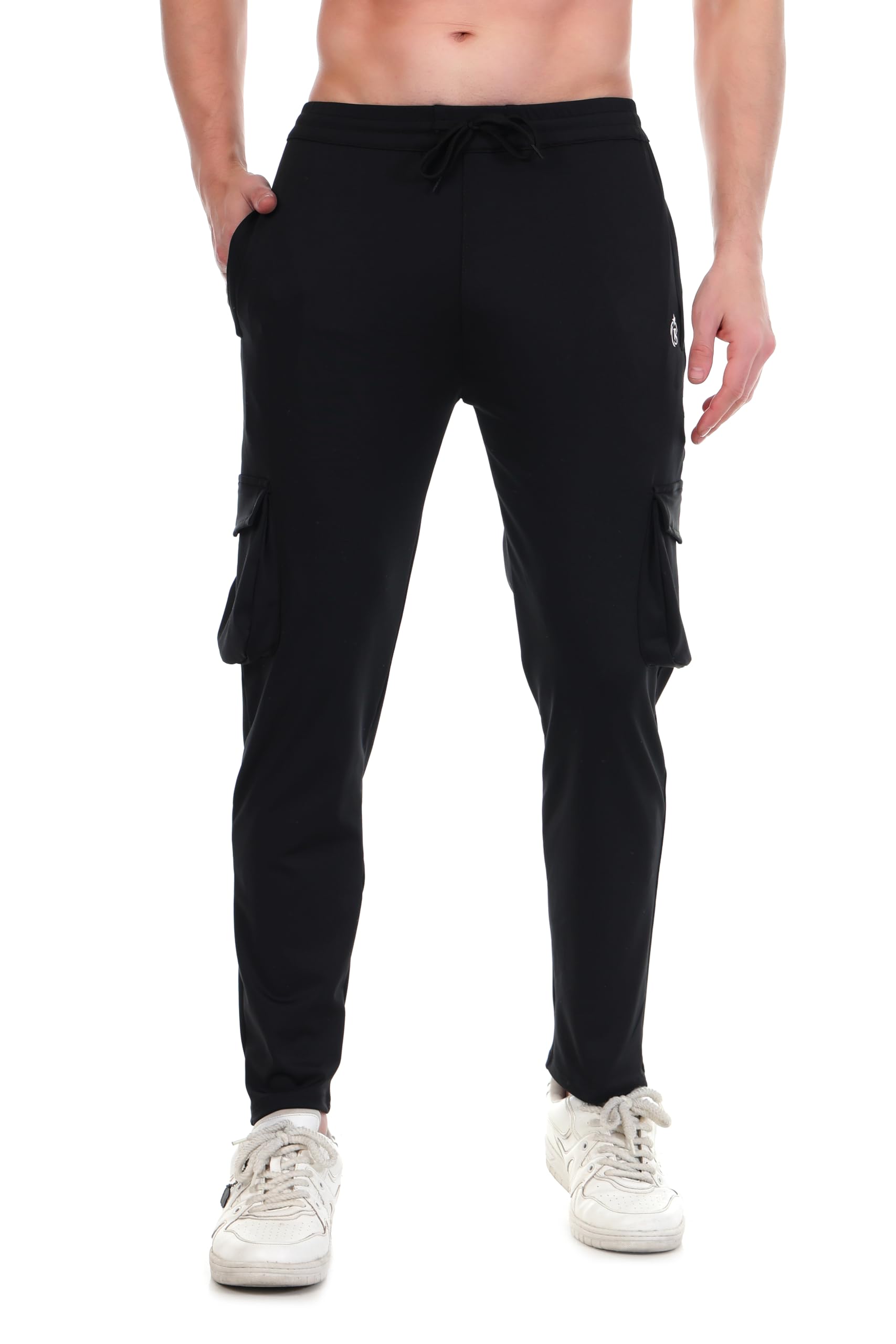 blue star shark Men’s Cargo Track Pants | Regular Fit Joggers for Men with 5 Pockets | Soft Comfortable Fabric | Stylish Everyday Wear Track Pant for Men-picture-23