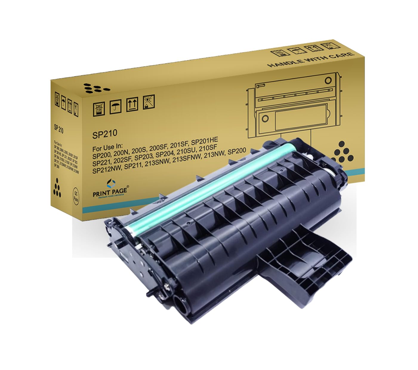 Print Page SP 210 Toner Cartridge Compatible for Printers SP-200, 200N, 200S, 200SU, 202SN, 203SFN, 203SF, 210, 210SU, 210SF, 212Nw, 212SNw, 212SFNw (1 pcs) (B09RPV895H) Amazon Price History, Amazon Price Tracker