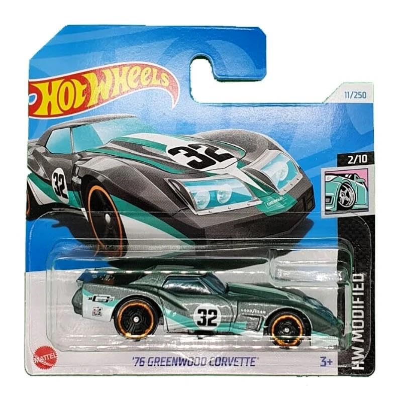Hot Wheels Tekli Arabalar 76 GREENWOOD CORVETTE HTD67 : Amazon.com