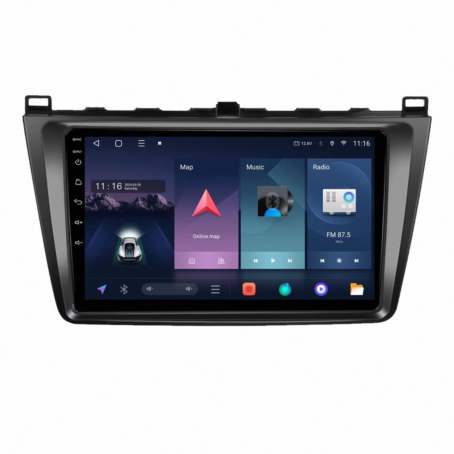 Solucion Multimedia Mazda 6 con GPS y manos libres Bluetooth pantalla tactil 8