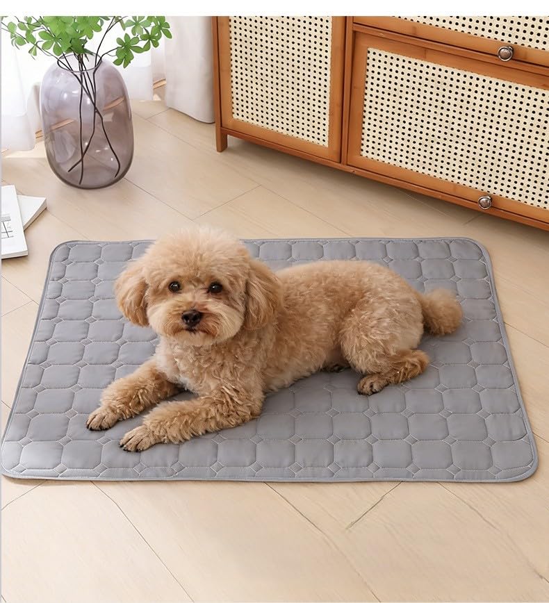 Pet Cooling Mat Waterproof All Season Dog Cat Cooling Mat for Summer Essentials Non Slip Sleeping Mat(27"x19")