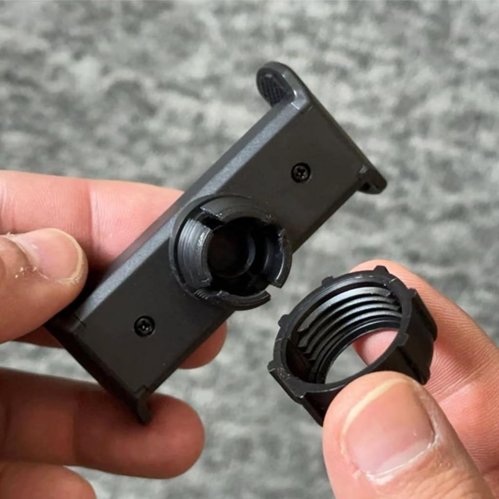 360 Adjustable 17mm Ball Joint Phone Mount 2PCs Replacement ABS Light Holder Attachment Plastic for Car Stand