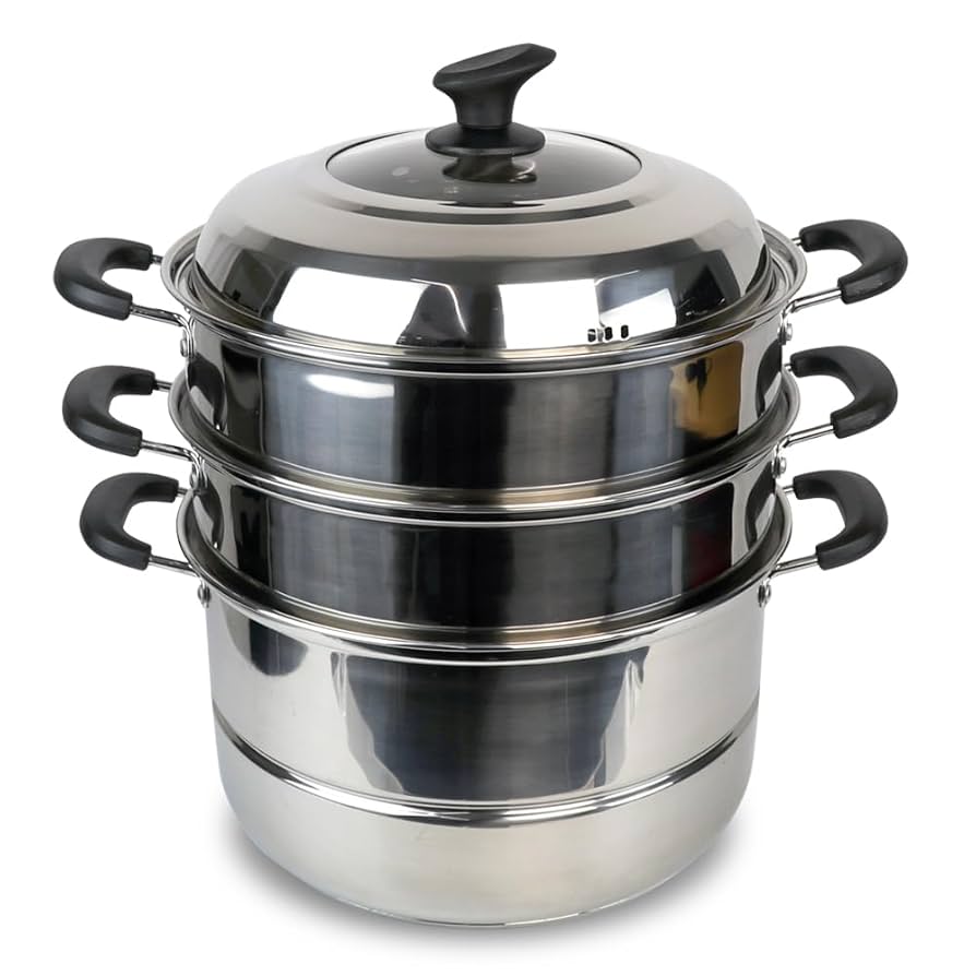Amazon | KOTO 3段 ステンレススチール スチーマーポット 3