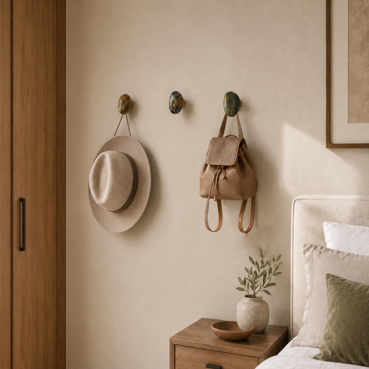 Perchero De Pared Moderno Y Único Ganchos para Pared 6~8cm,3 Pack