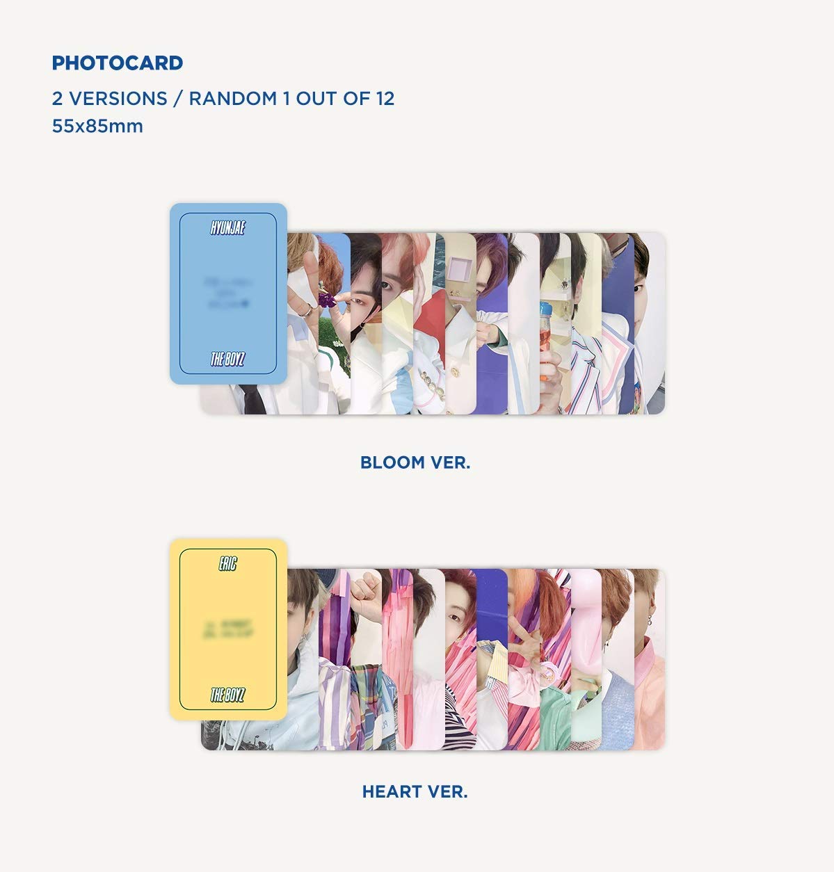 Buy The Boyz Bloom Bloom Heart Ver 2nd Single Album Cd p Photobook Pop Up Card Name Sticker Photo Letter Photocard Online At Low Prices In India Amazon In