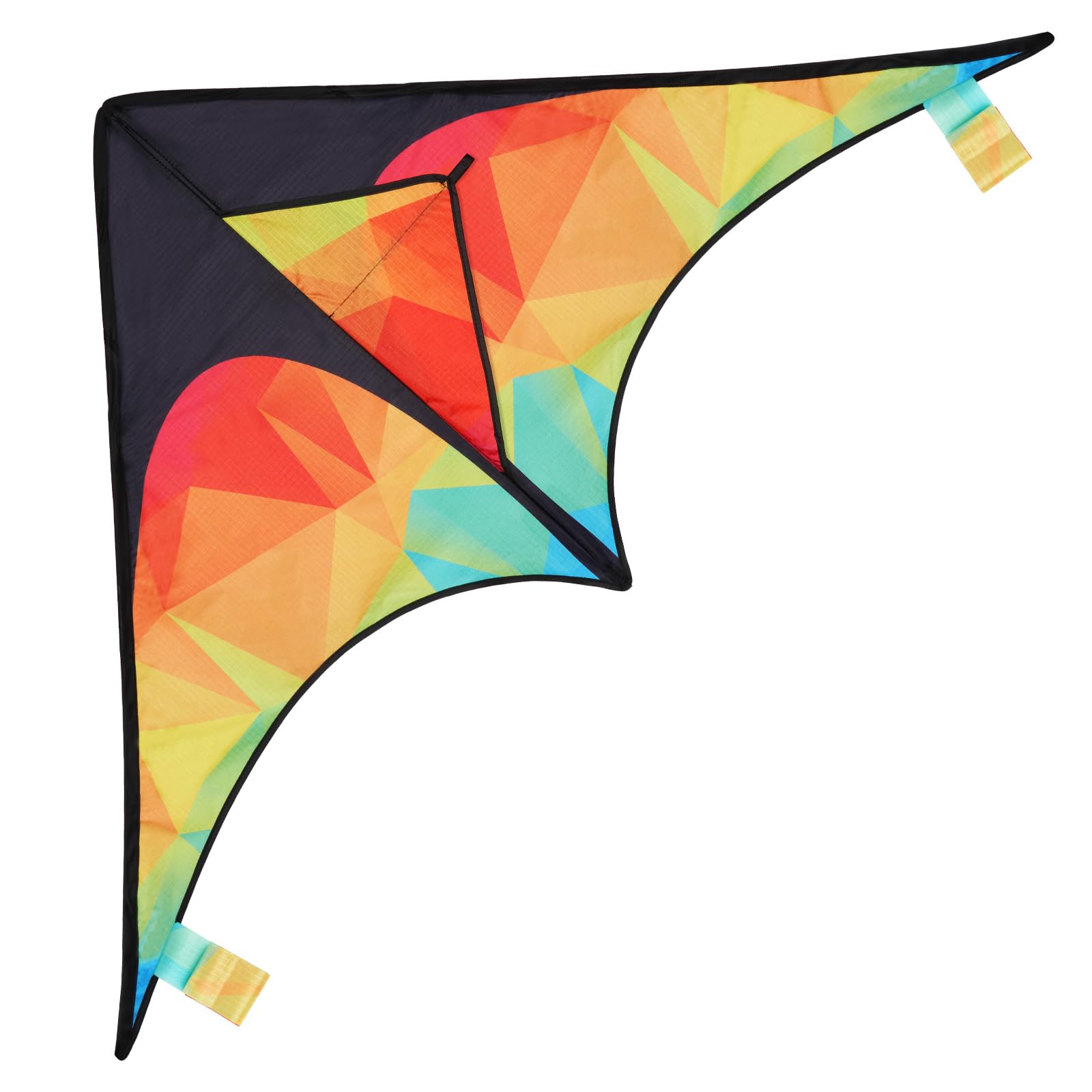 Aomig Butterfly Kite for Kids & Adults With 2M Long Tail, Single Line Colorful Large Beginner Kite for Outdoor Activities, 100 * 75cm
