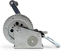 Vista 4 de Camco Cabrestante marino de acero resistente - Resistente a la corrosión Capacidad de 544 kg Engranajes duraderos resistentes al desgaste y a