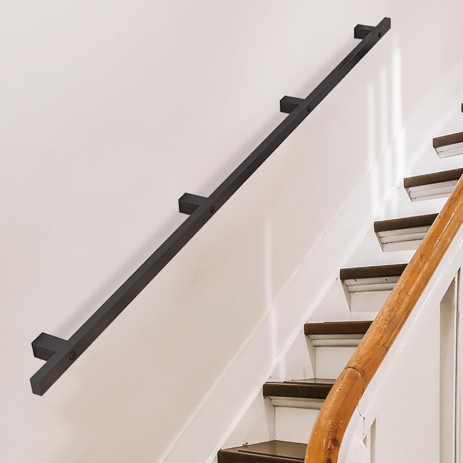 Rampe d'escalier moderne murale kit de sécurité fer forgé intérieur