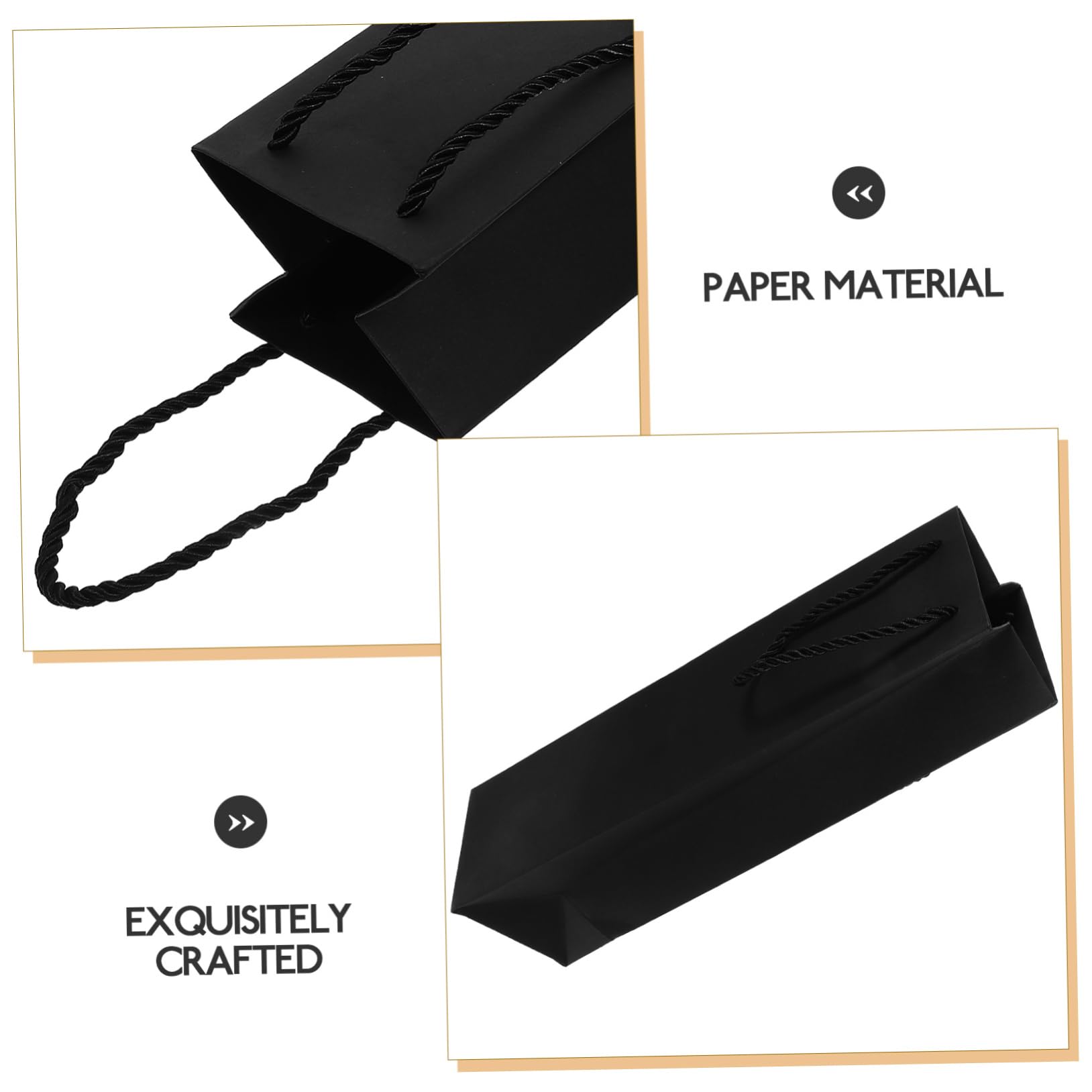 Operitacx 60piezas Bolsas De Papel para Botellas De Vino Bolsa De Transporte Resistente y Ligera para Fiestas y Eventos