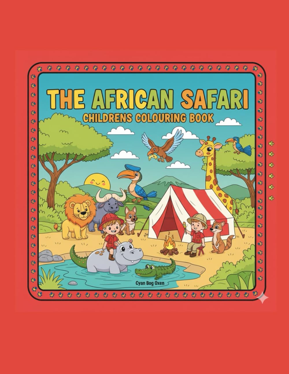 The African Safari Colouring Book