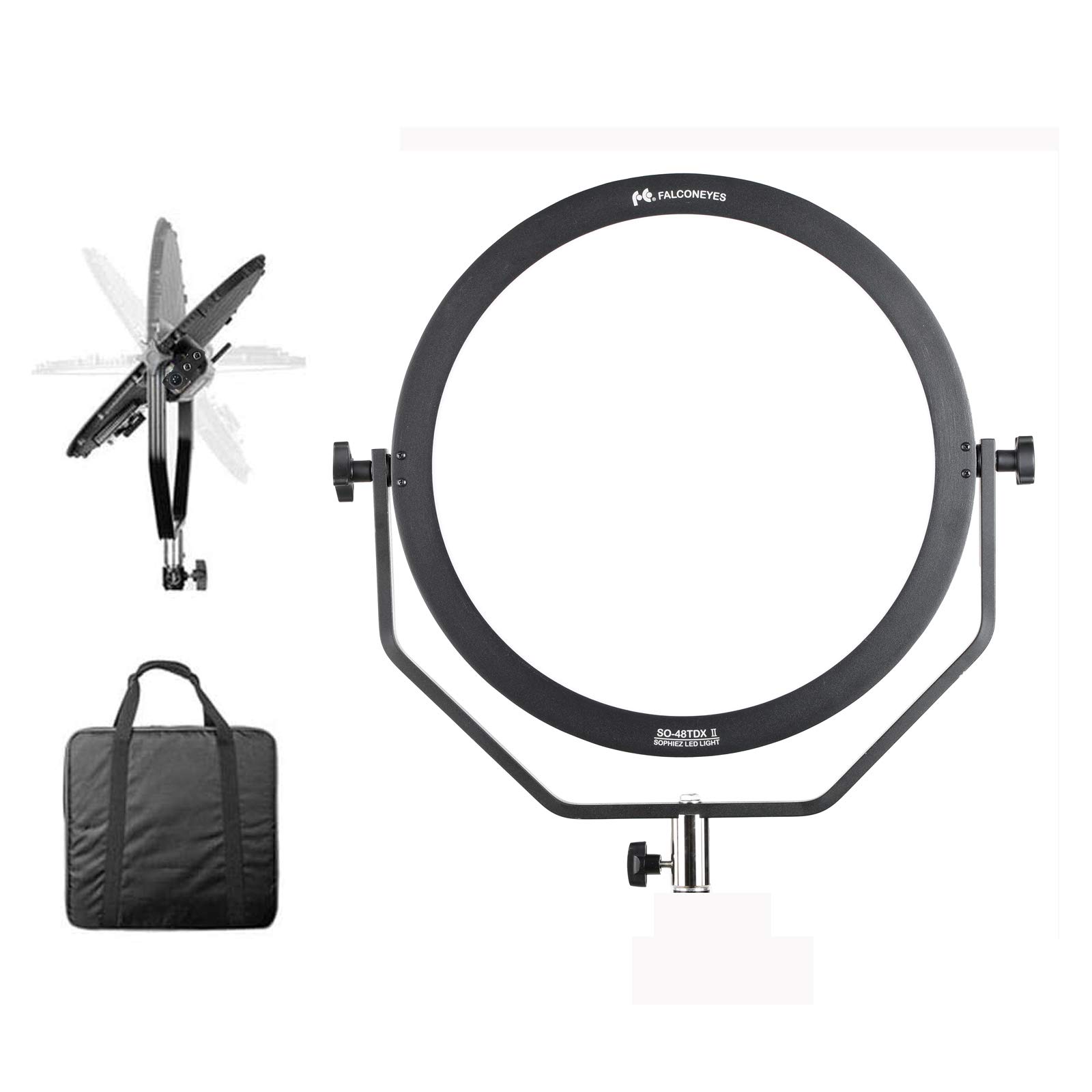 FalconEyes SO-48TD 3000k-5600k ビデオライト Amazon | FalconEyes 48W 3000k-5600k 2色 調整可能 撮影led