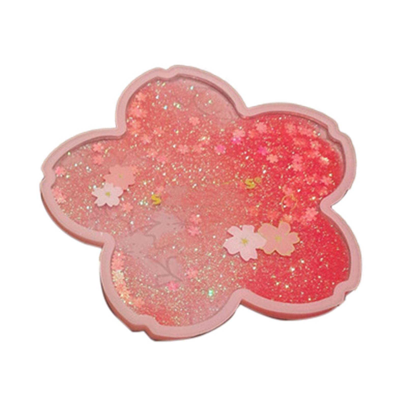 Dessous de verre en acrylique sakura protège-table résistant à la chaleur pour cuisine