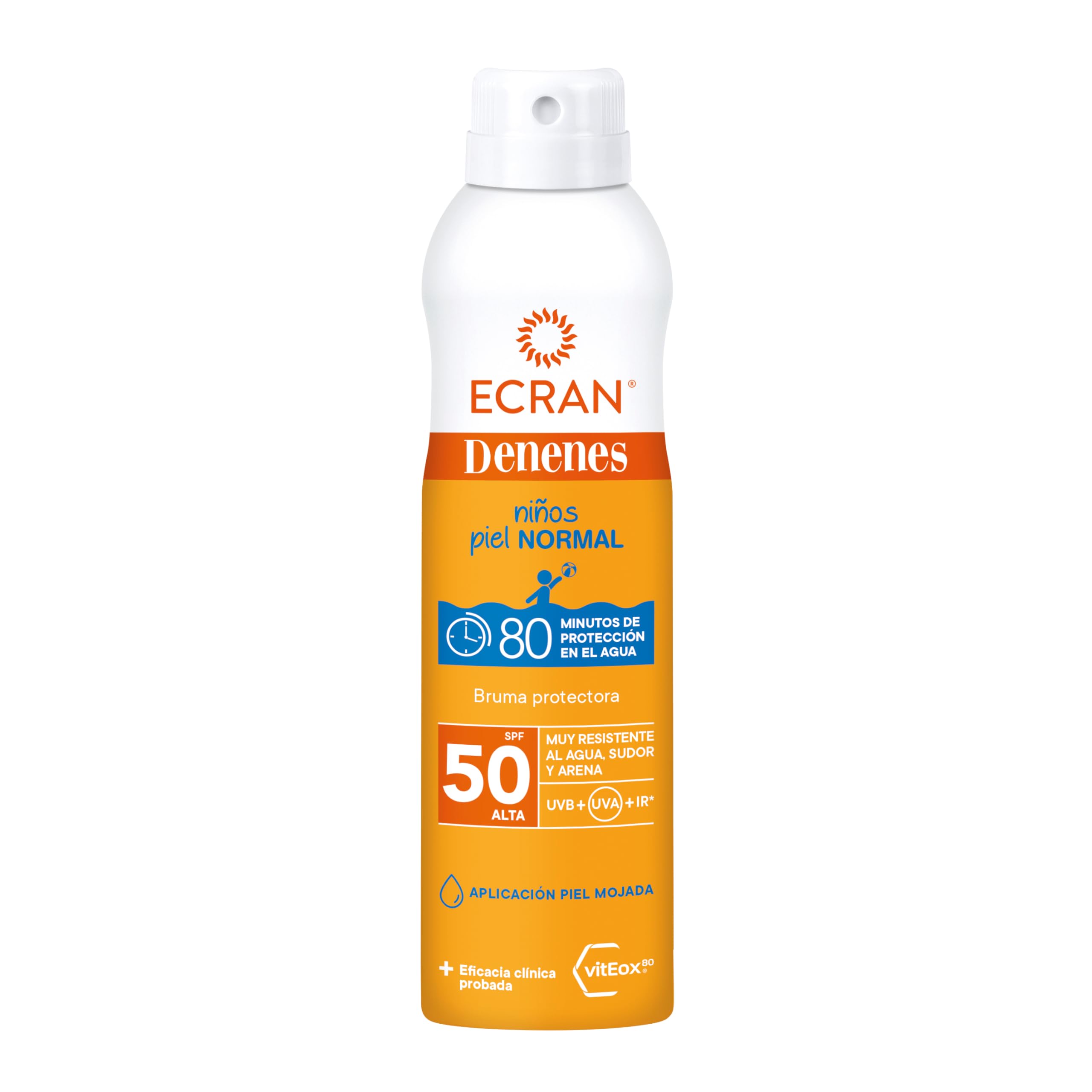 ECRAN Denenes Bruma Protectora Spf50+ 250 ml pour adultes, idéal pour utilisation pratique, 250 ml, SPF 50