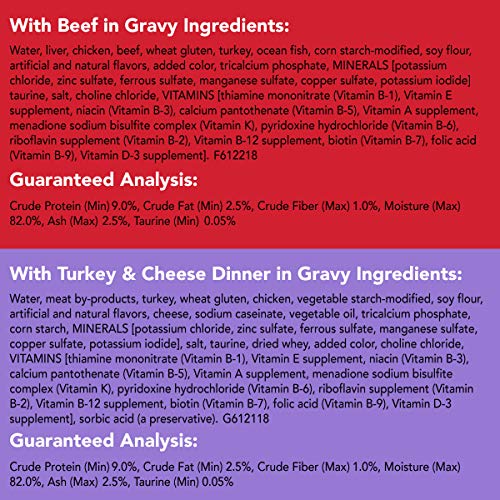 Purina Friskies Wet Cat Food Variety Pack, Shreds Beef, Turkey, Whitefish, and Chicken & Salmon - (40) 5.5 oz. Cans - Image 7