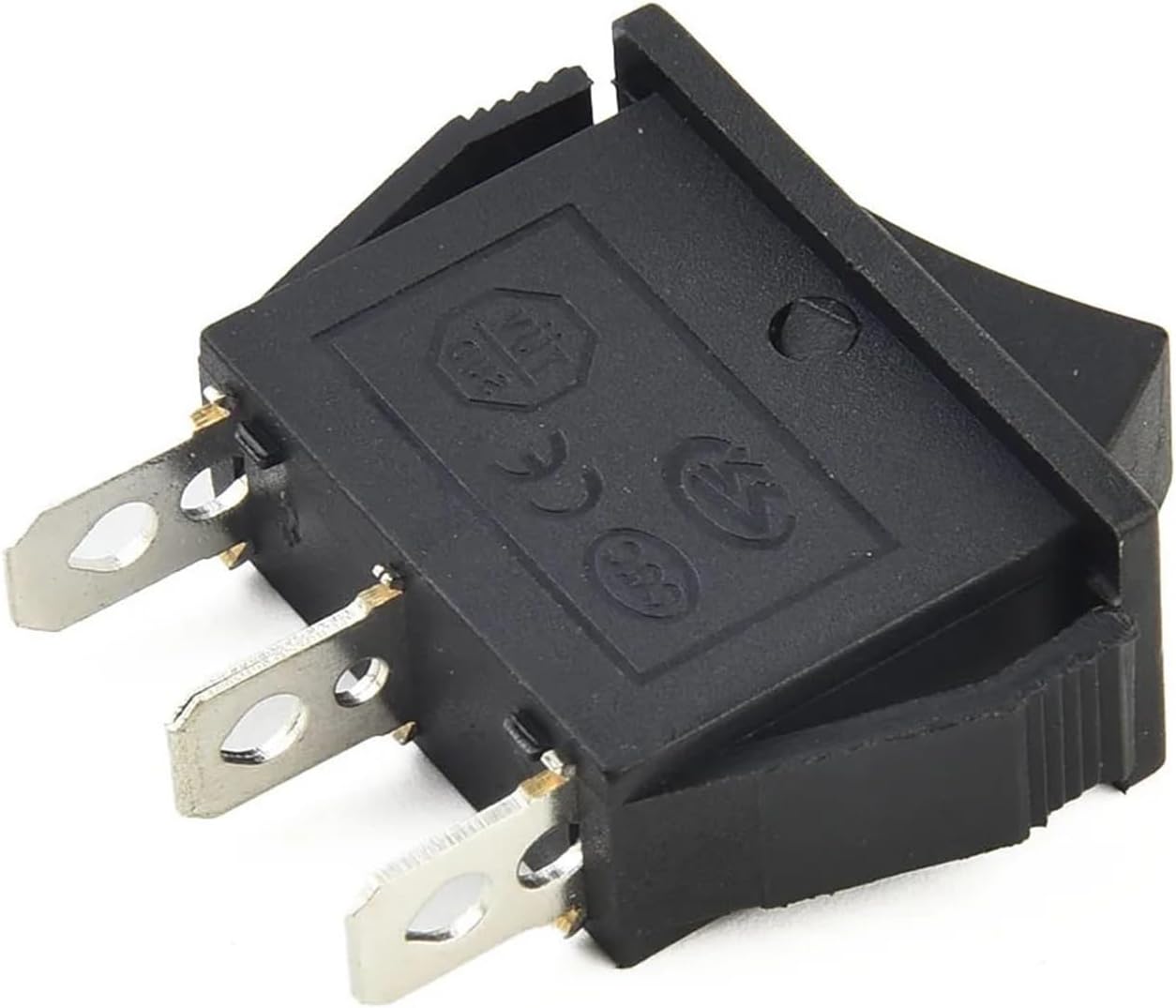 3 Position KCD3 Rocker Switch ON-Off 3 Pins Electrical Equipment with Light Power Switch Switch Cap 12V 16A 250VAC