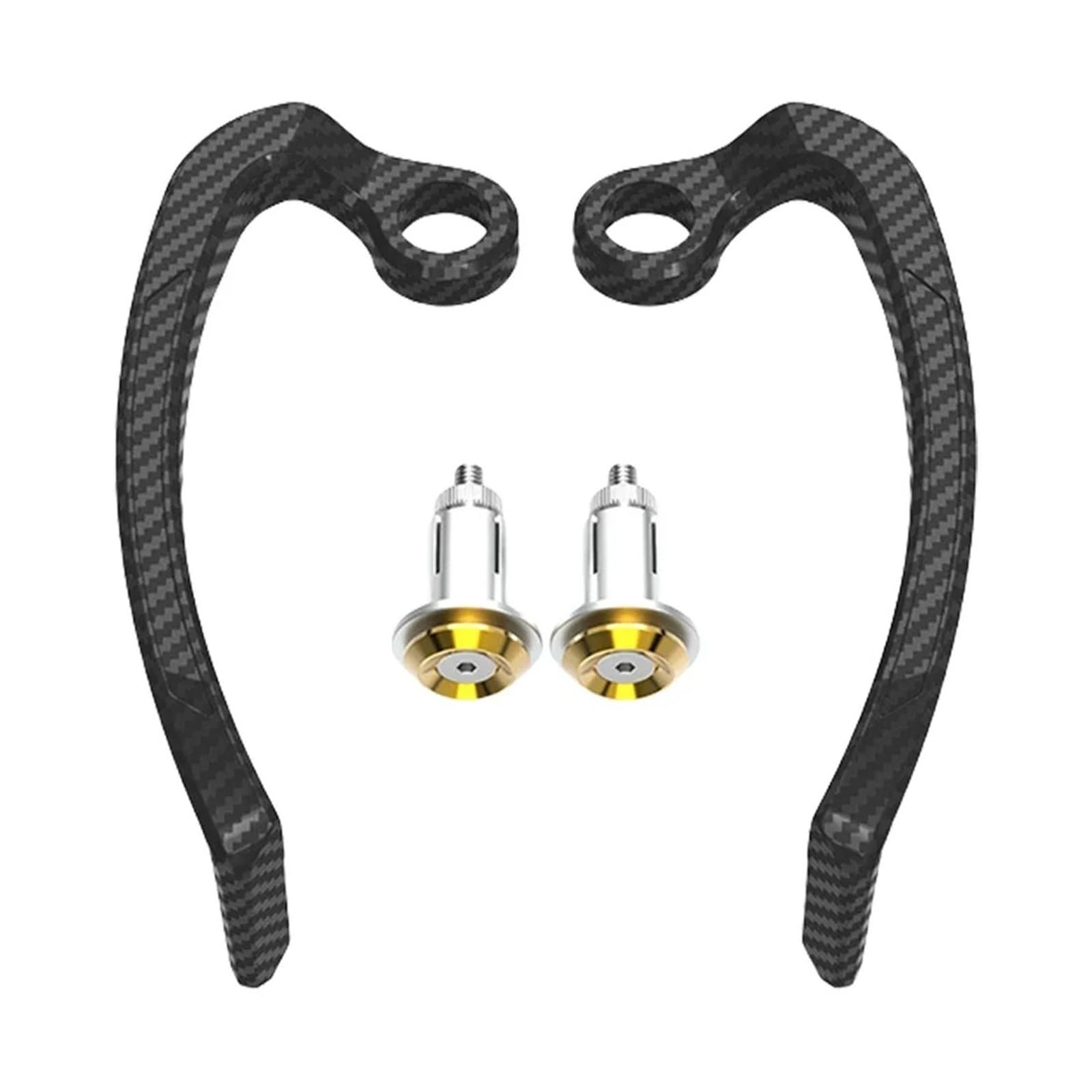 Mreqning Golden Motorcycle Lever Guard Universal Cnc Aluminum Alloy Motorcycle Accessories Hand Guard Grips Brake Modification Handlebar Clutch Lever Protector
