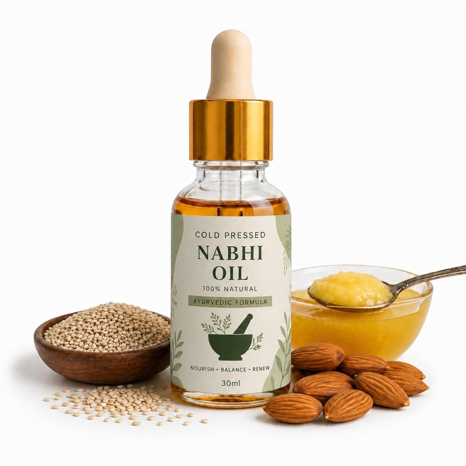 Nabhi Oil for Weight Management & Body Detox | Ayurvedic Herbal Belly Button Oil | Supports Digestive Wellness, Metabolism Balance, Relaxation & Daily Self-Care for Men & Women | 30ml-image-30
