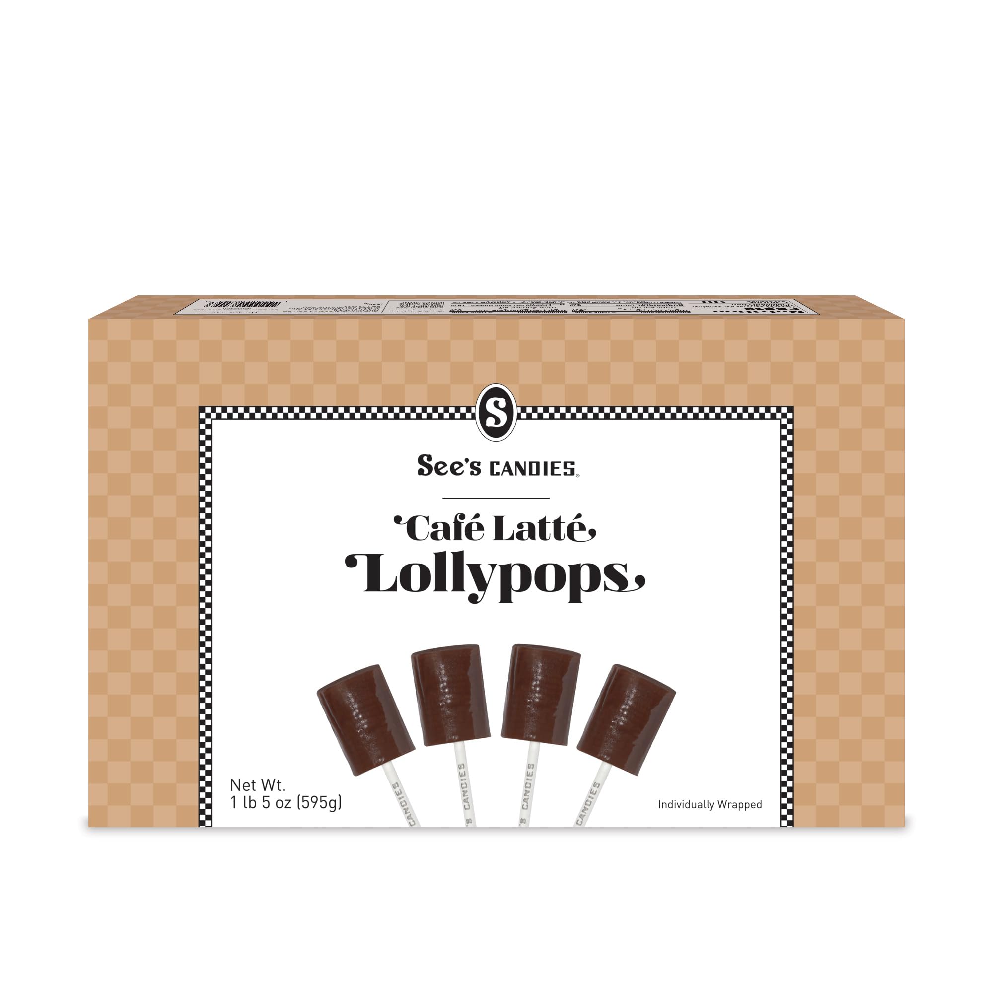 1 Lb. 5 Oz. Cafe Latte Lollypops