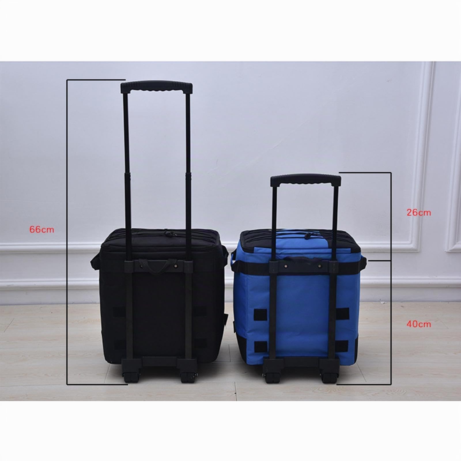 predolo Borsa Frigo con Ruote Oxford 600D, Grande capacità, Isolata Pieghevole per Picnic Campeggio Viaggi