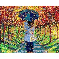 Pittura Ad Olio Con Numeri Per Adulti: Rosa Incantata In Vetro – Kit Tela 40x50cm, Colori Acrilici E Pennelli