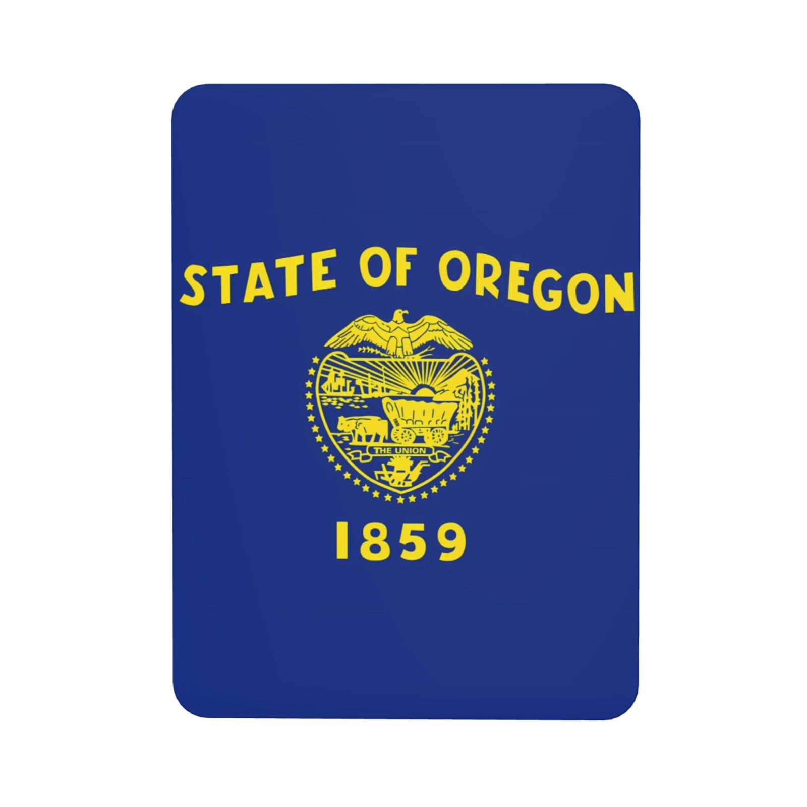 Oregon State Flag Soft Magnetic Refrigerator Magnets with Creative Printing, Decorative Magnetic Stickers