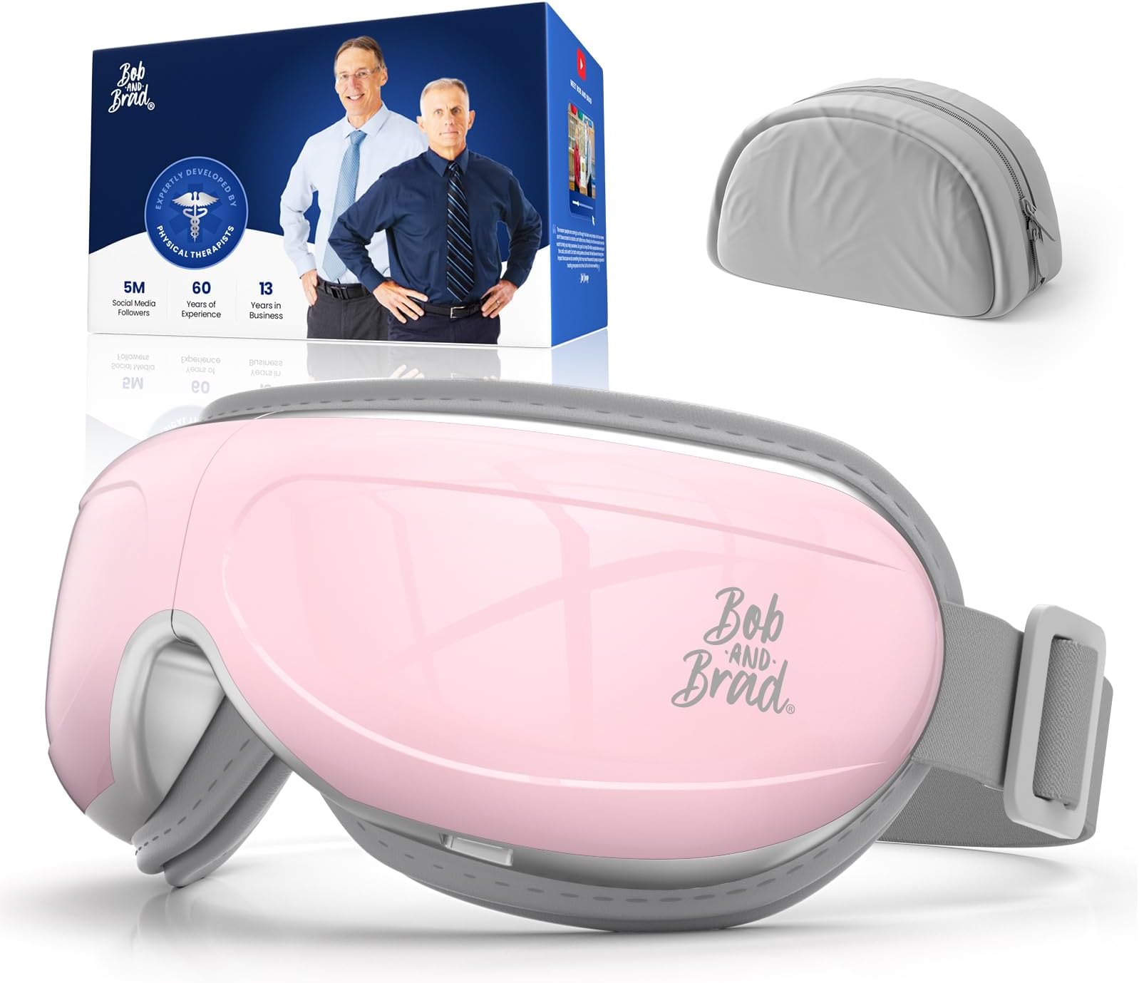 Eye Massager FSA Eligible, EyeOasis 2 Heated Eye Massager for Dry Eyes, Temple Massager for Headache, Migraine & Tension Relief, Warm Compress Eye Massage for Stress Relief