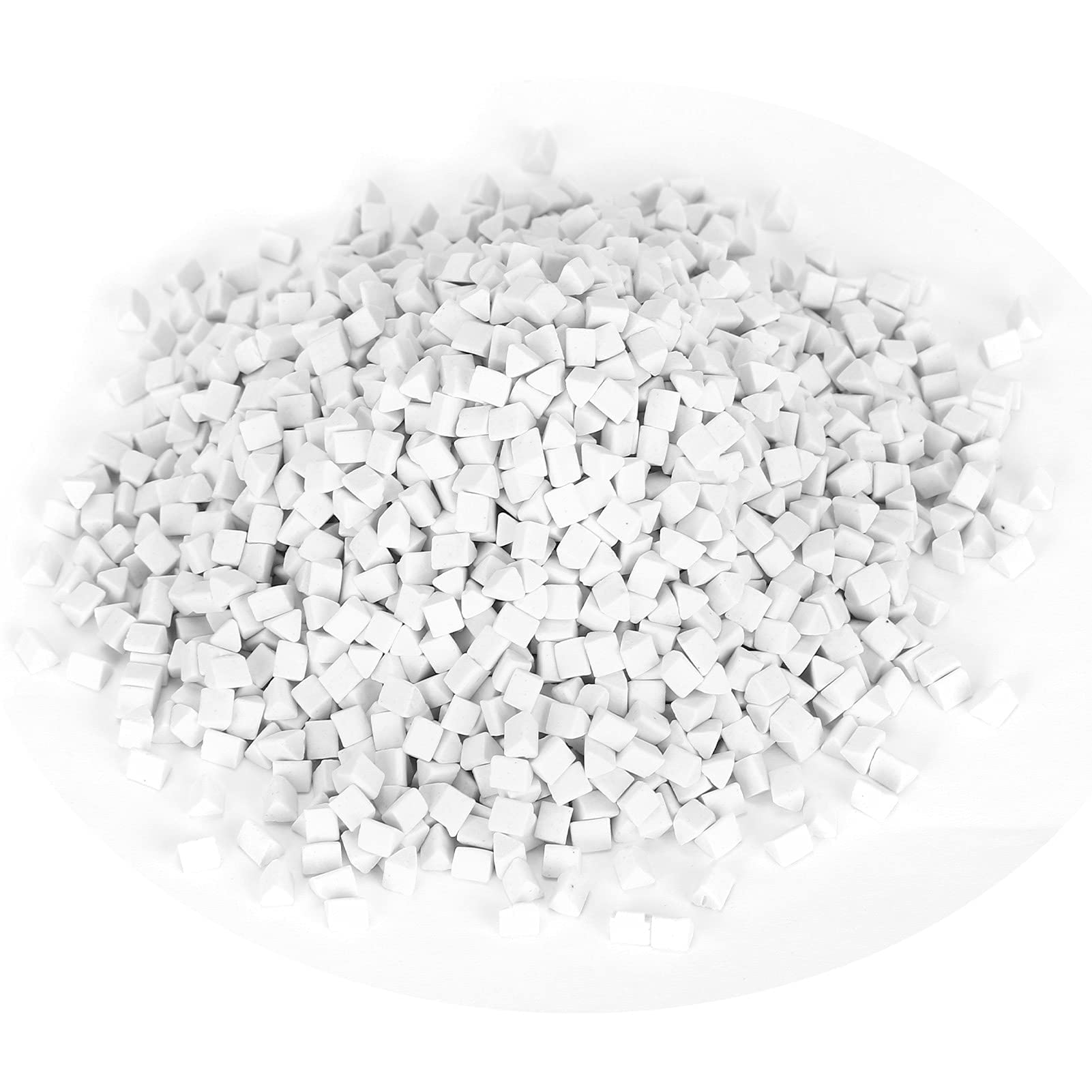 Keramik-Dreieck-Schleifmittel 500 G für Vibrationspoliermaschine, Hochglanz-Schmuckpolieren, Schleifen und Polieren