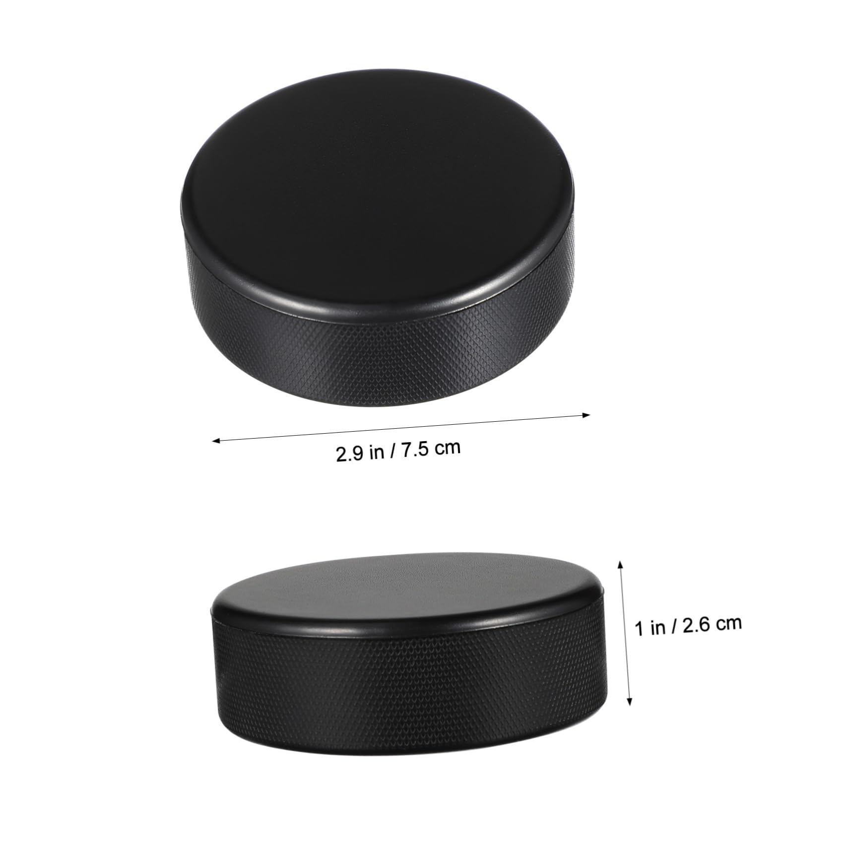 Palet flotter Pratique rondelles de Hockey en Mousse sélectionner des rondelles de Hockey sur Glace Puck Hockey en Salle rondelle de Hockey sur Glace Unité Centrale Noir