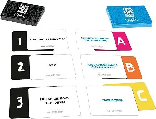 Miniatura 12 de Hasbro Gaming Juego de secuestro de leche con tenedor para adultos solamente, un juego de fiesta para adultos de elecciones cuestionables