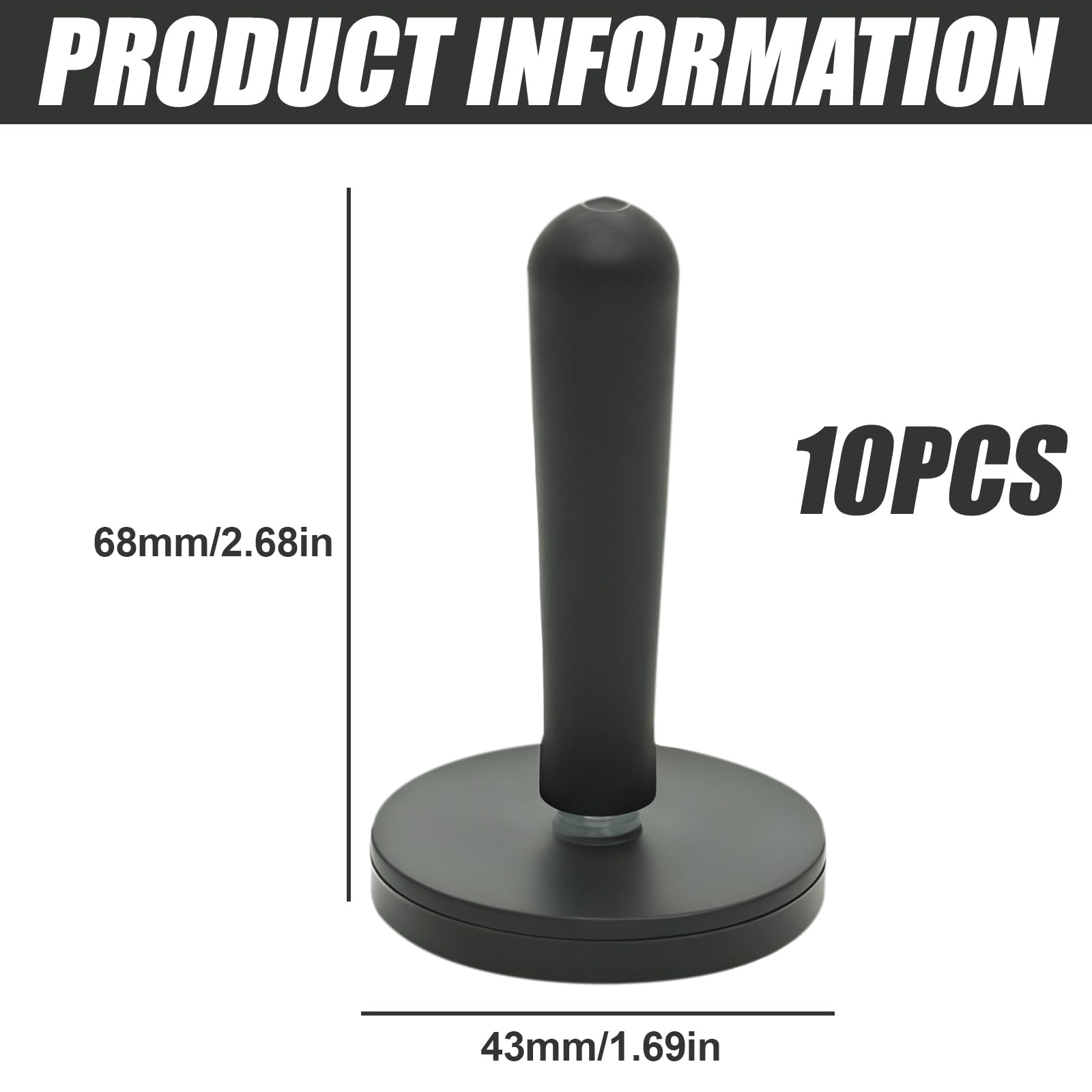 10 magneti di montaggio per auto: diametro 43 mm, magnete di montaggio per auto, con manico in plastica, in vinile Wrap Gripper per pellicole, auto, pellicola fai da te, pellicola per auto