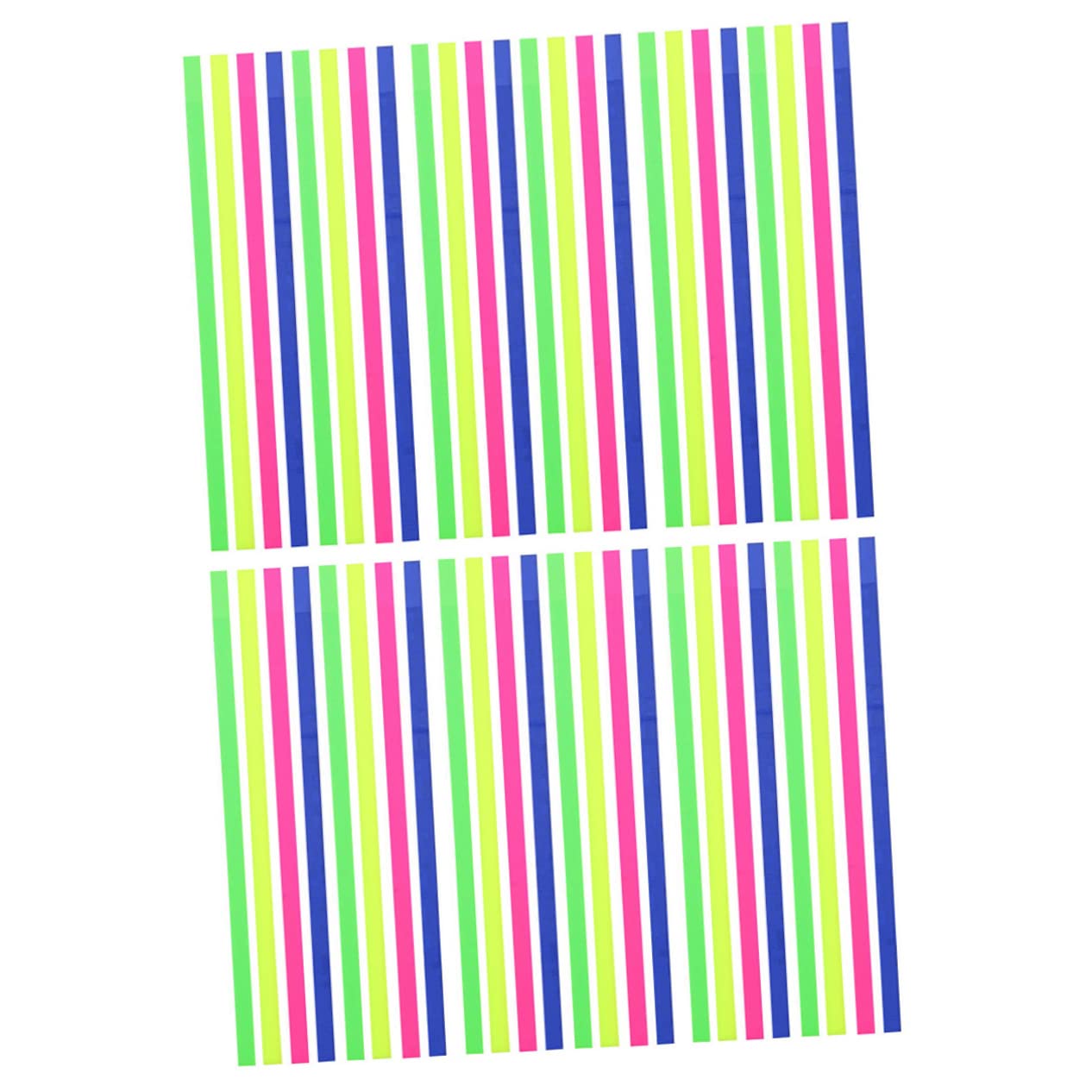 STOBOK 24sätze Hochlighter Klebeband Verschiedenen Farben Transparentes Markierungsband Für Notizen Lesematerial Und Wiederverwendbare Haftstreifen Für Schüler Und Studenten