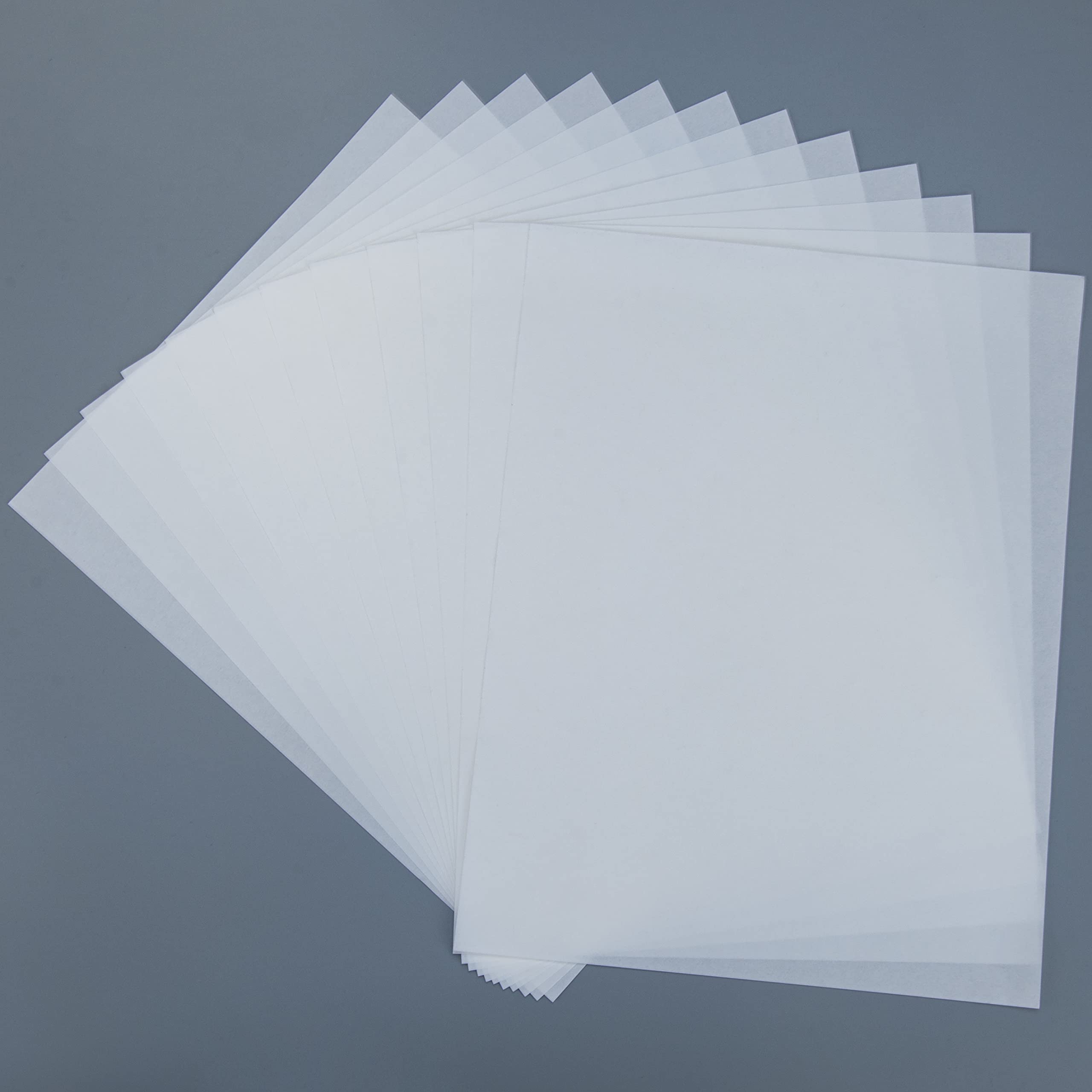 NATURALABEL - Carta velina solubile in acqua, 21,6 x 28 cm, colore: bianco, dissolubile, confezione da 12