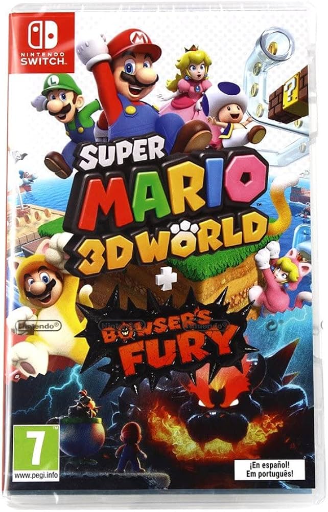 Nintendo Super Mario 3D World + Bowser's Fury Switch : Amazon.pl