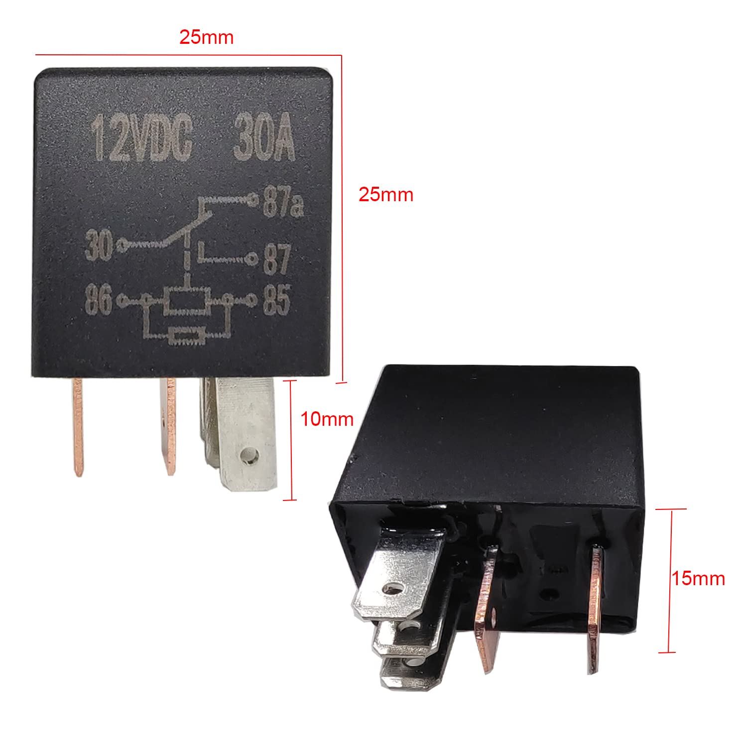 RELE RELÈ RELAY Relais 12V 40A 5 Pin contatti piedini per Fari Auto
