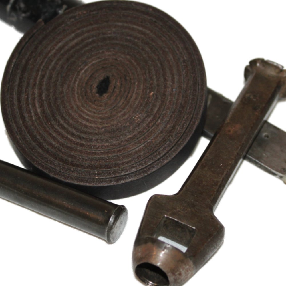 TOFL - Correa de piel (2,54 cm de ancho) 1 Inch Wide 8-9 oz Midnight Brown