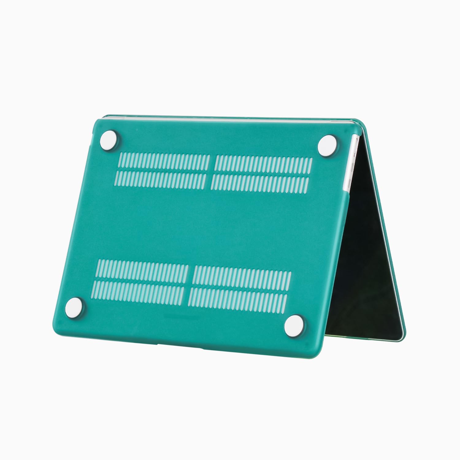 NPUOLS Custodia Protettiva Cover Per MacBook Air 13,6 Pollici 2025 2024 2022 M4 M3 M2 A3240 A3113 A2681, Opaco Rigide Protection Custodia E Ultra Sottile TPU UE Tastiera Cover, Nero - Foto 4