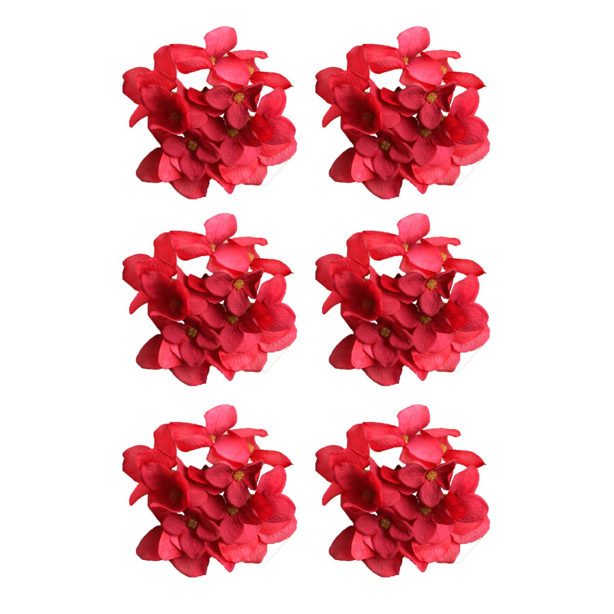 Jiamusi Set of 6 Napkin Rings Handicraft Flower Napkin Rings Spring Napkin Rings Rose Napkin Holders Vine Design Napkin Holder Rings Table Decorations