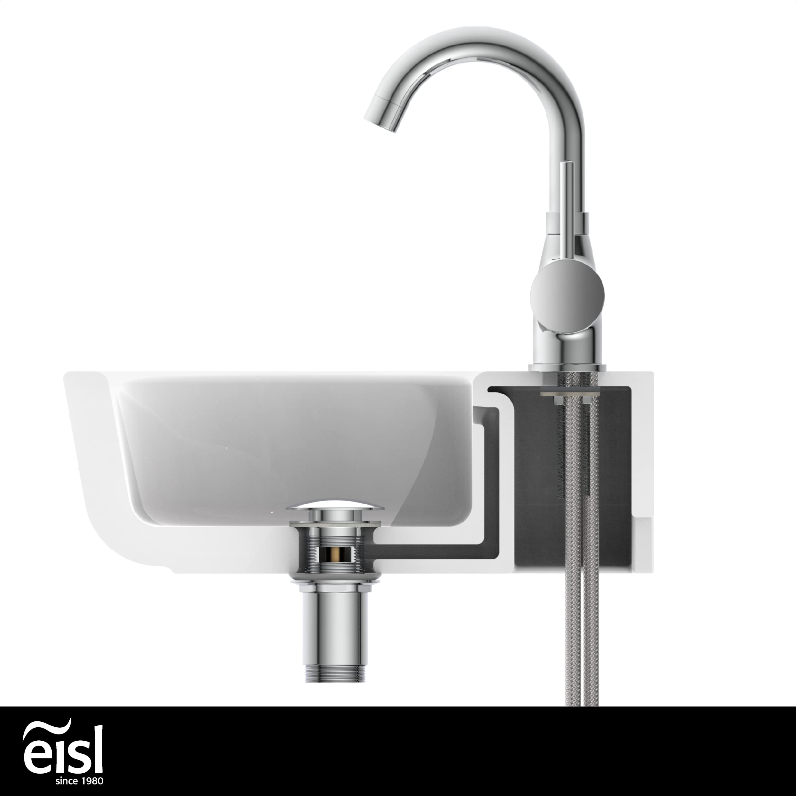 EISL NI075FUTCR Rubinetto del Bagno Futura, Cromo