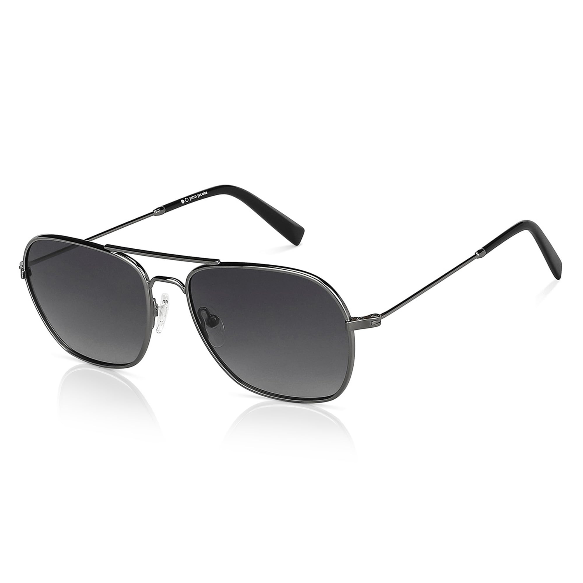 john jacobs | Full Rim Square Stylish & Premium Sunglasses | JJ Tints | Polarized and 100% UV Protected | Men & Women | Large | JJ S12804-C1-picture-20