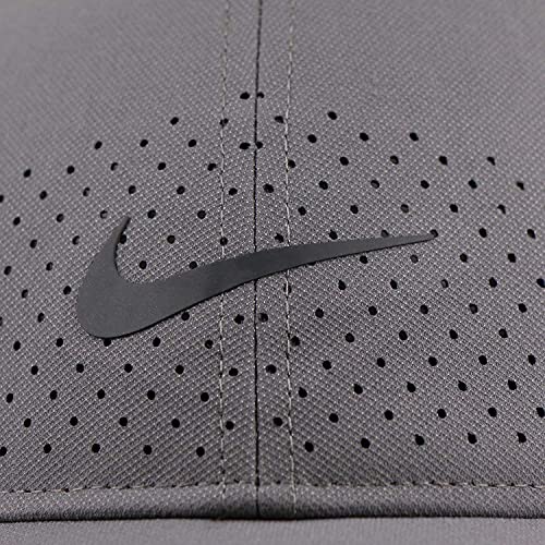 NIKE Boné padrão U NK Dry AROBILL L91, cinza ferro, diversos