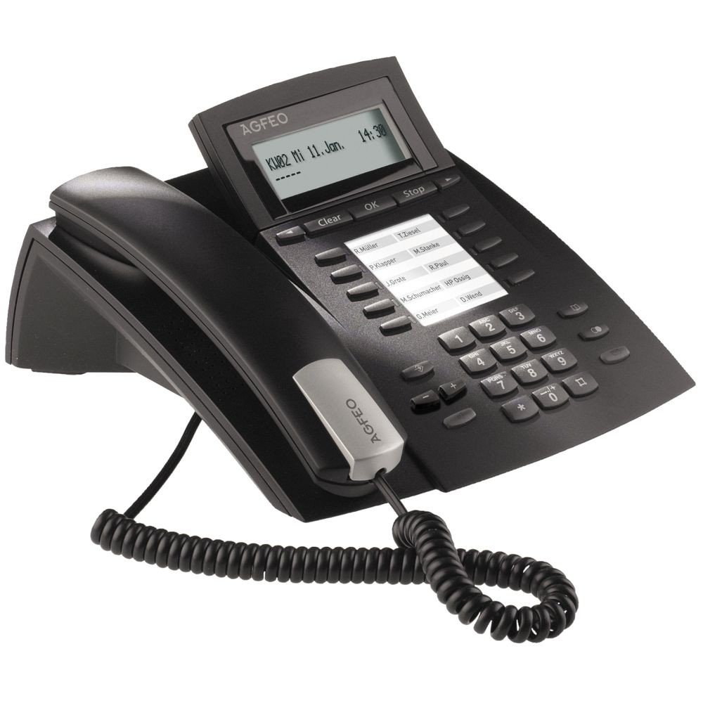 AGFEO ST 22 IP Systemtelefon schwarz