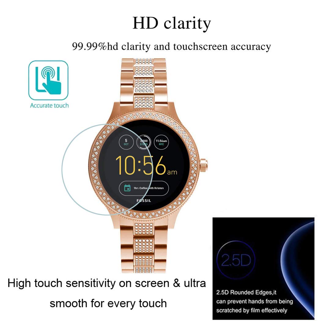 Diruite 4 Pezzi per Fossil Q Explorist HR Gen 4 Vetro Diruite 4 Pezzi per Fossil Q Explorist HR Gen 4 Vetro