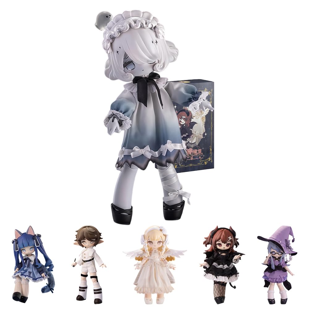niannyyhouse Blind Box Figurines, 1/12 BJD, Secret Realm Pilgrimage Series, Ball Jointed Doll with Clothes, Action Figure Collectable (1PC)